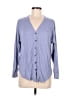 Hippie Rose Blue Long Sleeve Blouse Size M - photo 1