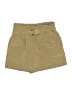 Have 100% Polyester Solid Tan Khaki Shorts Size M - photo 1