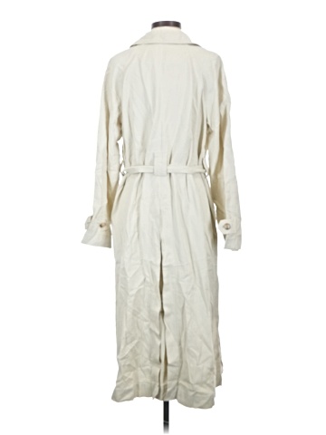 Madewell Belted Trench Coat in Drapey Twill (view 2)