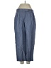 Express 100% Rayon Stripes Blue Casual Pants Size 4 - photo 1