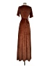 Baltic Born Solid Brown Cocktail Dress Size XS - photo 2