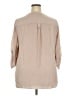 Torrid 100% Polyester Tan 3/4 Sleeve Blouse Size 2X Plus (2) - photo 2