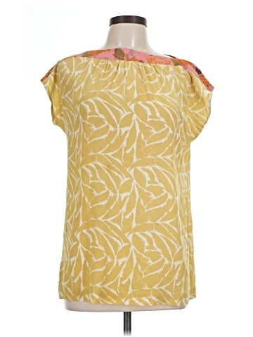 Tucker Short Sleeve Silk Top (view 1)