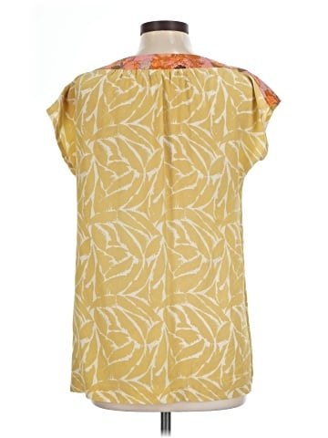 Tucker Short Sleeve Silk Top (view 2)