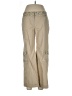 Daisy Fuentes Tan Cargo Pants Size 10 - photo 1