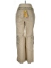 Daisy Fuentes Tan Cargo Pants Size 10 - photo 2