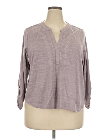 Cable & Gauge Long Sleeve Blouse (view 1)