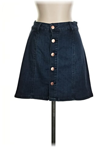 Celebrity Pink Denim Skirt (view 1)