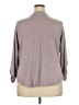 Cable & Gauge Gray Long Sleeve Blouse Size 2X - photo 2