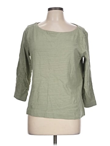 Ann Taylor LOFT 3/4 Sleeve T-Shirt (view 1)