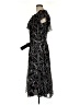 City Chic 100% Polyester Paisley Black Casual Dress Size 8 - photo 5