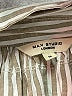 Max Studio Stripes Silver 3/4 Sleeve Blouse Size M - photo 7