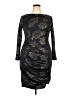 Jovani 100% Polyester Camo Black Cocktail Dress Size 22 (estimated) - photo 1