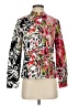 Additions by Chico's 100% Cotton Print Red Jacket Size S - photo 1