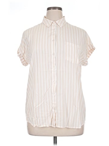 Jane and Delancey Short Sleeve Button-Down Shirt (view 1)