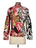 Additions by Chico's 100% Cotton Print Red Jacket Size S - photo 2