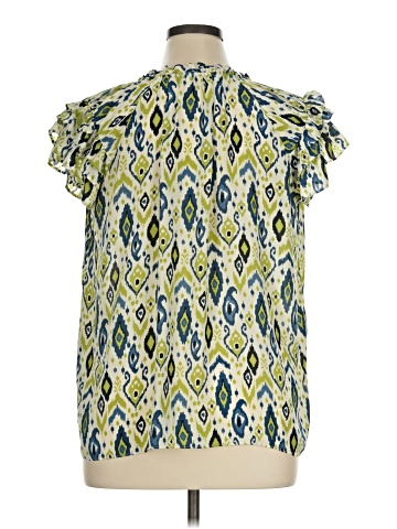 Rose + Olive Sleeveless Blouse (view 2)