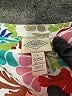 St. John's Bay 100% Cotton Floral Multi Color Ivory Long Sleeve Blouse Size L - photo 7