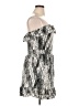 Op Print Silver Cocktail Dress Size XL - photo 4