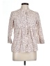 IZOD Ivory 3/4 Sleeve Blouse Size L - photo 1