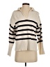 Zara Stripes Ivory Pullover Sweater Size S - photo 1