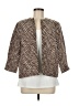 Alfred Dunner Chevron-herringbone Brown Blazer Size 8 (petite) - photo 1