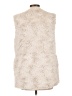Dylan 100% Polyester Ivory Faux Fur Vest Size L - photo 2