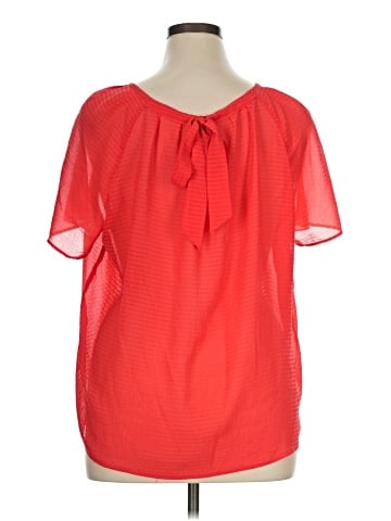 a.n.a. A New Approach Short Sleeve Blouse (view 2)