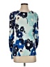 Talbots Floral Blue Long Sleeve Blouse Size S - photo 1