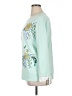 St. John's Bay Floral Teal Sweatshirt Size XL - photo 5