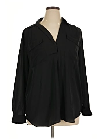 Ann Taylor Long Sleeve Blouse (view 1)