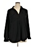 Ann Taylor Black Long Sleeve Blouse Size XL - photo 1