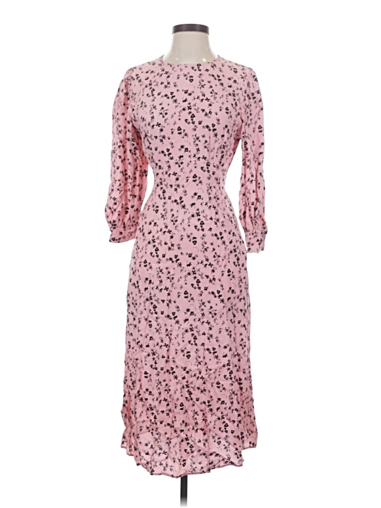 Pre-owned Uniqlo Casual Dress In Pink