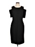 Nine West Solid Black Cocktail Dress Size 12 - photo 1