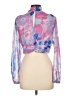 Zara Purple Long Sleeve Blouse Size L - photo 2