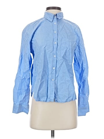 Maeve Long Sleeve Button-Down Shirt (view 1)