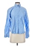 Maeve Blue Long Sleeve Button-Down Shirt Size XS - photo 1