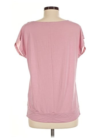 New York & Company Short Sleeve Blouse (view 2)