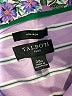 Talbots Stripes Purple Long Sleeve Button-Down Shirt Size 20 - photo 7