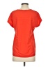 Diane von Furstenberg 100% Polyester Orange Short Sleeve Top Size S - photo 2