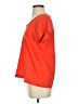 Diane von Furstenberg 100% Polyester Orange Short Sleeve Top Size S - photo 5
