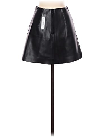 Alice + Olivia Faux Leather Skirt (view 2)