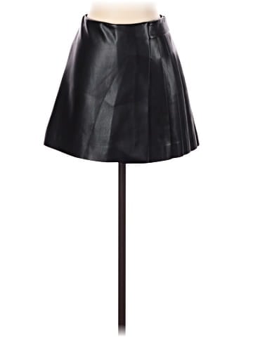 Alice + Olivia Faux Leather Skirt (view 1)
