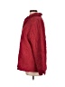 Winter Silks 100% Polyester Damask Floral Paisley Solid Red Jacket Size L - photo 5