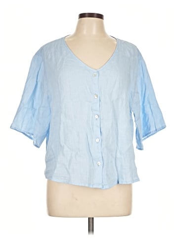 Cynthia Rowley TJX Short Sleeve Blouse (view 1)