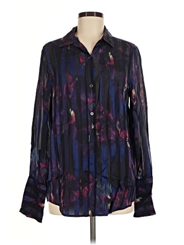 Equipment Long Sleeve Blouse (view 1)