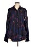 Equipment Purple Long Sleeve Blouse Size M - photo 1