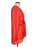 Rag & Bone 100% Triacetate Solid Red Kimono Size L - photo 4