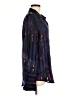 Equipment Purple Long Sleeve Blouse Size M - photo 4