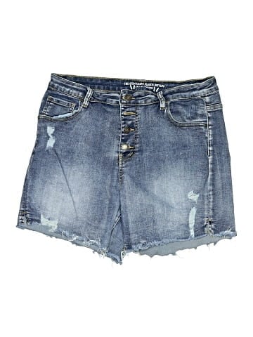 Grace & Lace Denim Shorts (view 1)